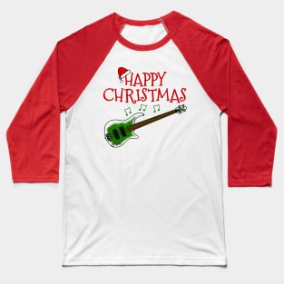 Christmas Bass Guitar Teacher Bassist Xmas 2022 Baseball T-Shirt